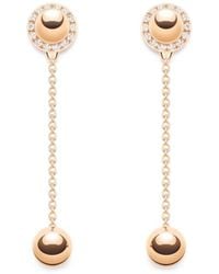 Piaget - Rose Gold And Diamond Possession Earrings - Lyst
