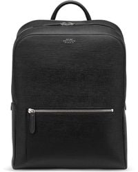 Smythson - Grained Leather Panama Backpack - Lyst