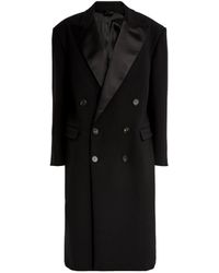 Carven - Oversized Double-breasted Coat - Lyst