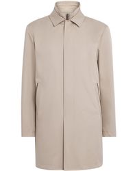 Canali - Water-Resistant Insert Car Coat - Lyst