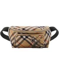 Burberry - Small Check Belt Bag - Lyst