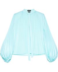 Tom Ford - Plissé Sunray Shirt - Lyst