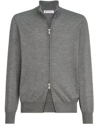 Brunello Cucinelli - Cashmere-Silk Cardigan - Lyst