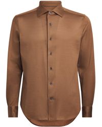 Corneliani - Cotton Long-Sleeve Shirt - Lyst