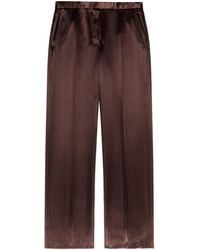 Tom Ford - Silk Satin Wide-Leg Trousers - Lyst