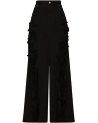 Dolce & Gabbana - Kim Distressed High-Rise Oversized Jeans - Lyst