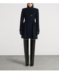 Givenchy - Wool-Cashmere Peplum Coat - Lyst