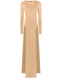 Tom Ford - Knitted Split-Leg Maxi Dress - Lyst