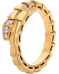 BVLGARI - And Diamond Serpenti Viper Ring - Lyst