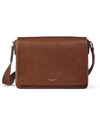 Aspinal of London - Leather Reporter Messenger Bag - Lyst