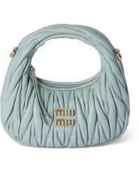 Miu Miu - Matelassé Leather Wander Top-Handle Bag - Lyst