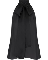 Tom Ford - Silk Halterneck Tie-Detail Top - Lyst