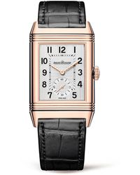 Jaeger-lecoultre - Pink Gold Reverso Duoface Watch 28.3mm - Lyst