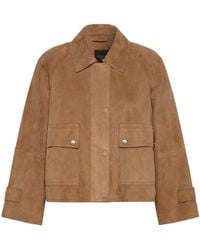 Weekend by Maxmara - Suede Jacket - Lyst