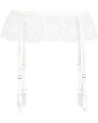 Kiki de Montparnasse - Lace Fleurs Veloutées Garter Belt - Lyst