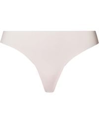 Hanro - Invisible Cotton Thong - Lyst
