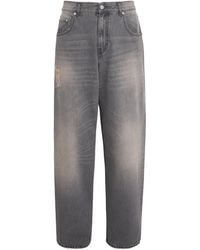 Séfr - Distressed Mass Wide-Leg Jeans - Lyst