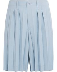 Homme Plissé Issey Miyake - Pleated Edge Ensemble Shorts - Lyst