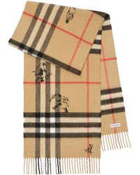 Burberry - Cashmere Check Mates Scarf - Lyst