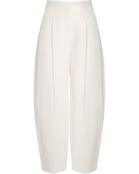 Alaïa - Wool-Blend Balloon Trousers - Lyst