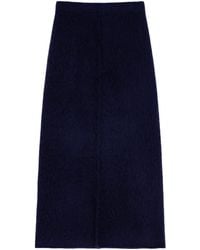 Maje - Wool Midi Skirt - Lyst