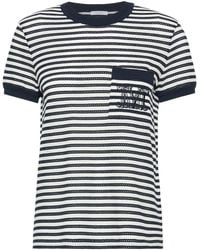Max Mara - Mesh Stripe T-Shirt - Lyst