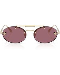 Versace - Metal Ve2295 Oval Sunglasses - Lyst
