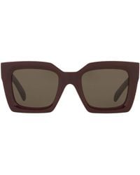 Celine - Rectangular 3 Dots Sunglasses - Lyst