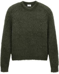 Saint Laurent - Brushed Mohair-Blend Sweater - Lyst