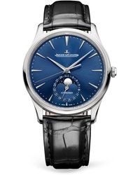 Jaeger-lecoultre - Stainless Steel Master Ultra Thin Moon Watch - Lyst