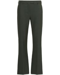 Max Mara - Cotton-Blend Flared Trousers - Lyst