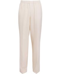 Sandro - Cotton-Blend Straight-Fit Trousers - Lyst