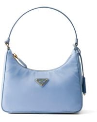 Prada - Mini Re-Nylon And Leather Re-Edition 2005 Shoulder Bag - Lyst