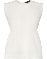 Weekend by Maxmara - Cotton Flared Blouse - Lyst