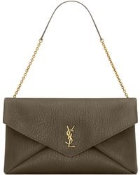 Saint Laurent - Extra-Large Cassandre Envelope Pouch - Lyst