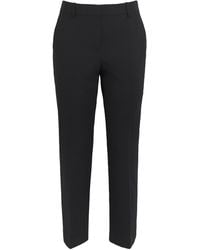 Theory - Good Wool Cropped Treeca Trousers - Lyst