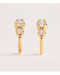 Jennifer Meyer - Mini And Diamond Graduated Earrings - Lyst