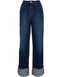 L'Agence - Miley Wide-leg Jeans - Lyst