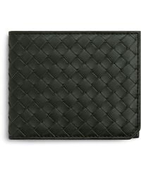Bottega Veneta - Leather Intrecciato Piccolo Bifold Wallet - Lyst
