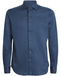 Corneliani - Cotton Long-Sleeve Shirt - Lyst