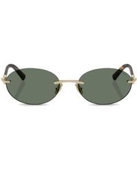 Tiffany & Co. - Metal Tf3104D Oval Sunglasses - Lyst