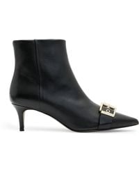 AllSaints - Leather Rebecca Boots 55 - Lyst