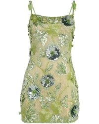 Rachel Gilbert - Embellished Pierre Mini Dress - Lyst