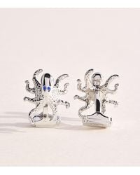 Tateossian - Thompson Palladium-Plated Octopus Cufflinks - Lyst