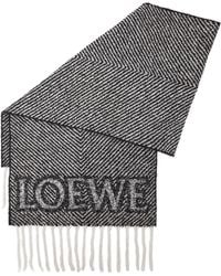 Loewe - Alpaca-Blend Logo Scarf - Lyst