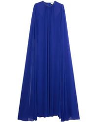 Marina Rinaldi - Chiffon Cape Maxi Dress - Lyst