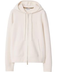 Burberry - Cashmere-Blend Zip-Up Hoodie - Lyst