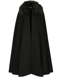 Dolce & Gabbana - Cashmere-Wool Cape - Lyst