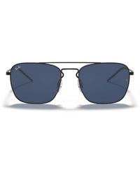 Ray-Ban - Metal Square Sunglasses - Lyst