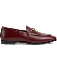 Gucci - Leather Jordaan Loafers - Lyst
